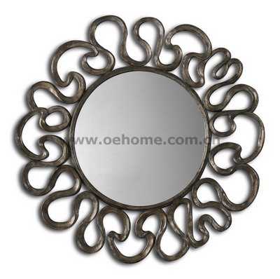 8464 Metal decorative wall mirrors for Hosipitality